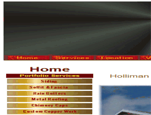 Tablet Screenshot of hollimansiding.com